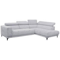 ÜLŐGARNITÚRA textil szürke  - fekete/szürke, Basics, textil (304/210cm) - Xora
