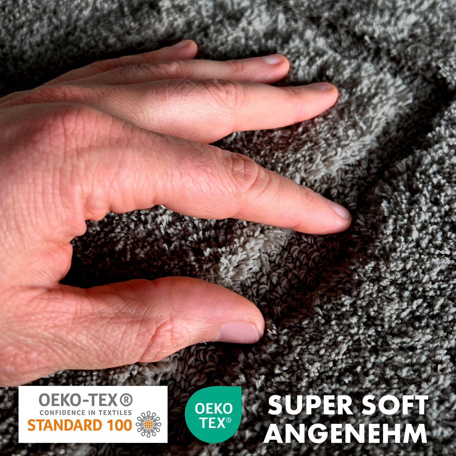 Thumbnail - Floordirekt Badematte Atlantis, Beige, Textil, geometrisch, rechteckig, 60x100 cm, Oeko-Tex® Standard 100, für Fußbodenh...