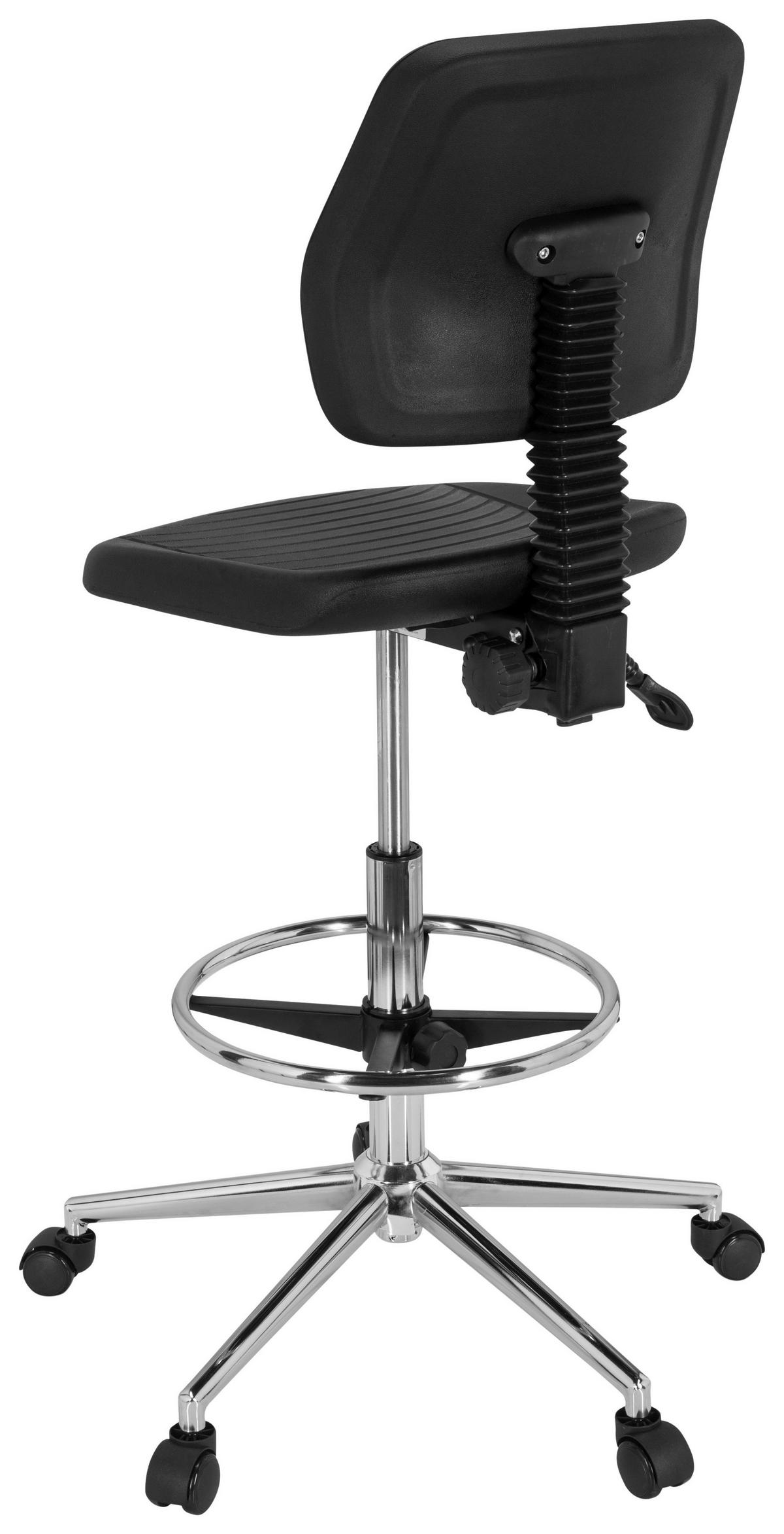 DREHHOCKER Schwarz  - Schwarz, Basics, Kunststoff/Metall (71/95/64cm) - MID.YOU
