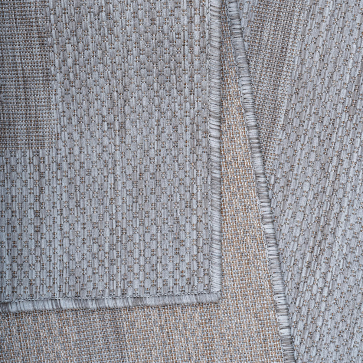 FLACHWEBETEPPICH 280/370 cm Relax Silberfarben  - Silberfarben, Basics, Textil (280/370cm) - Novel
