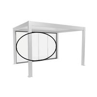 PAVILLON-GLASSCHIEBEWAND 364,5/234,9/9 cm   - Klar/Dunkelgrau, MODERN, Glas (364,5/234,9/9cm) - Biohort