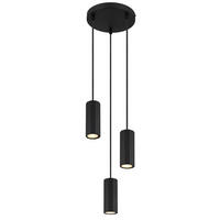 VISEČA SVETILKA  JAMES      21/120 cm      GU10 - črna, Design, kovina (21/120cm) - Globo