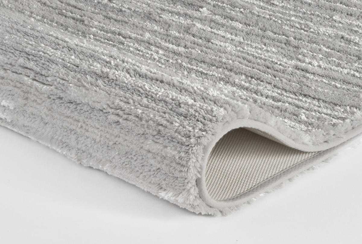 BADTEPPICH Grau 60/100 cm  - Grau, Basics, Kunststoff/Textil (60/100cm) - Kleine Wolke