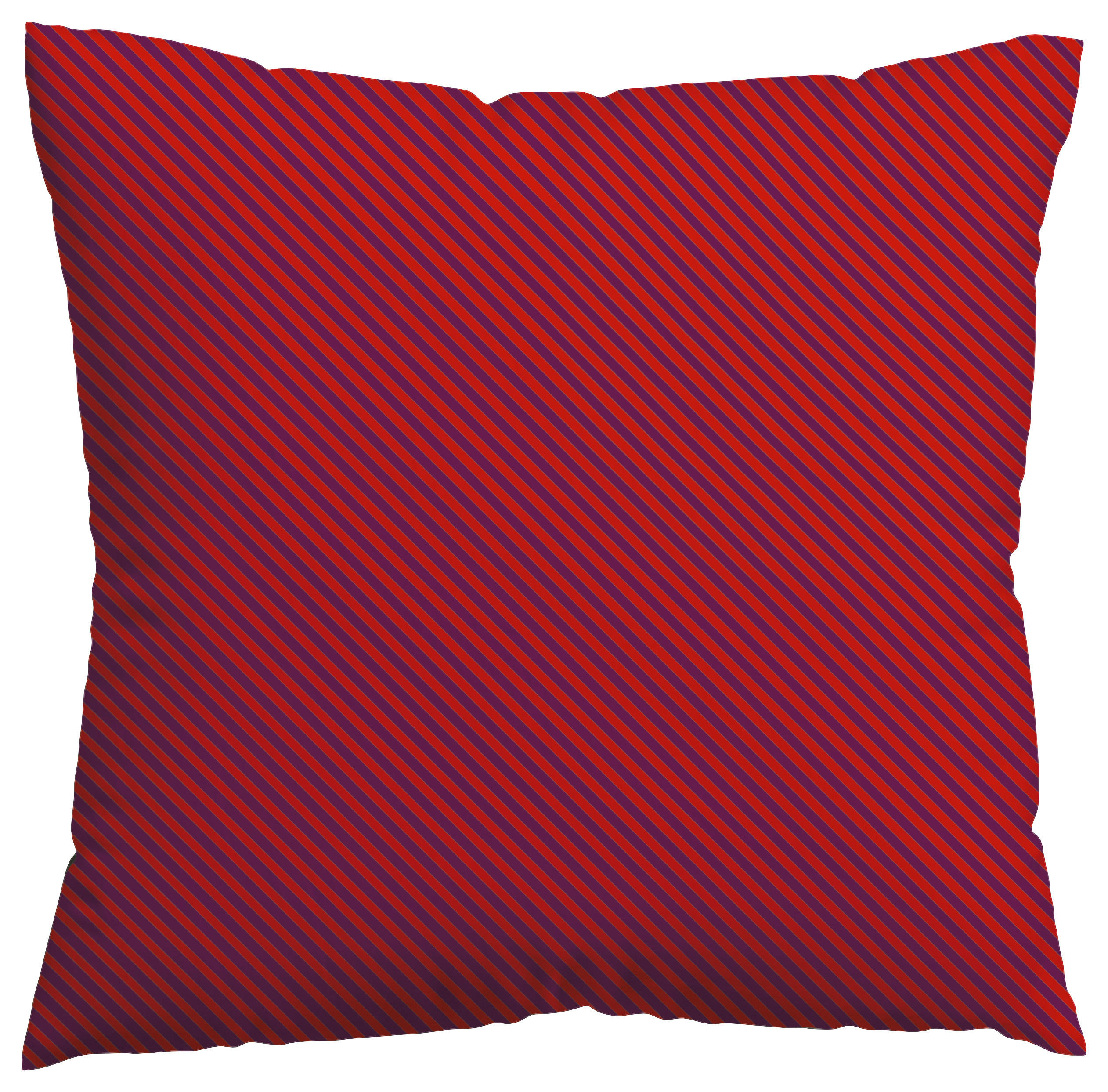 Schlafgut Kopfkissenbezug Woven Satin Fade Lila, Rot 80x80 cm