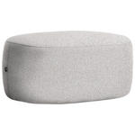 HOCKER in Textil Beige  - Beige/Schwarz, MODERN, Kunststoff/Textil (88/43/66cm) - Hom`in