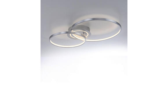 LED-DECKENLEUCHTE 69/55/9 cm - Alufarben, Basics, Kunststoff/Metall (69/55/9cm) - Novel