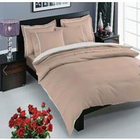 Lenjerie De Pat 240/260 cm  - cappuccino, Basics, textil (240/260cm)