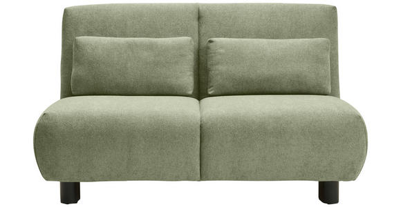 SCHLAFSOFA Flachgewebe Hellgrün  - Schwarz/Hellgrün, KONVENTIONELL, Textil/Metall (150/85/100cm) - Carryhome