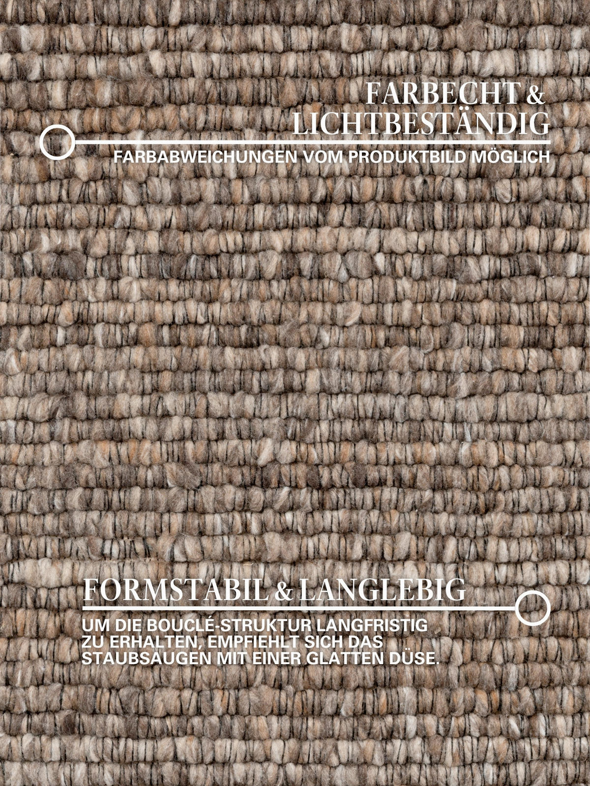 HANDWEBTEPPICH Wohnzimmer 160 cm Kollektion 1852 Wilma Braun, Multicolor rund  - Multicolor/Braun, Basics, Textil (160cm) - Villeroy & Boch