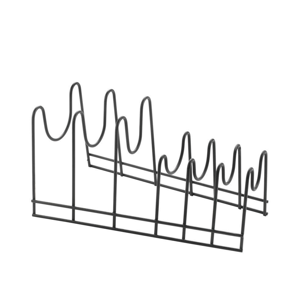 DECKELHALTER   - Schwarz, Basics, Metall (28/14/16cm) - Metaltex