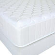 BOXSPRINGBETT 180/200 cm,  in Weiß, Topper, Matratzen, H3 = fest  - Schwarz/Weiß, Design, Holzwerkstoff/Textil (180/200cm) - Esposa