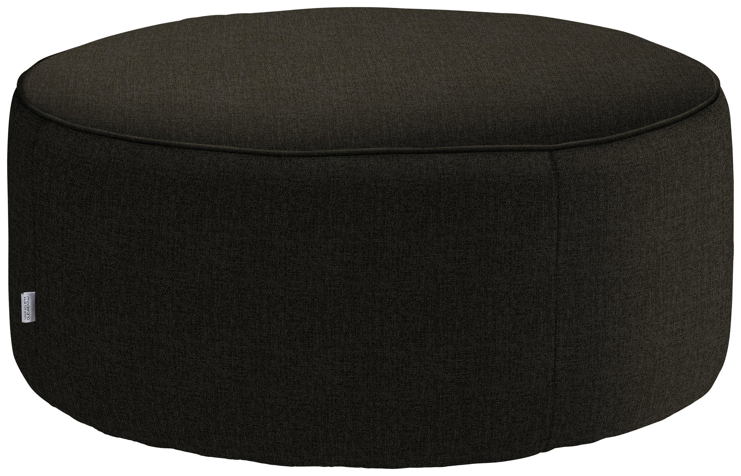 HOCKER in Textil Dunkelbraun  - Dunkelbraun, Design, Textil (80/33/80cm) - Belluti