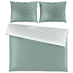 WENDEBETTWÄSCHE Satin 200/200 cm  - Grün, KONVENTIONELL, Textil (200/200cm) - Esposa