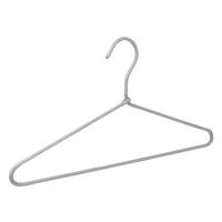 KLEIDERBÜGEL Metall, Textil  - Grau, Basics, Textil/Metall (40/24/0,8cm)