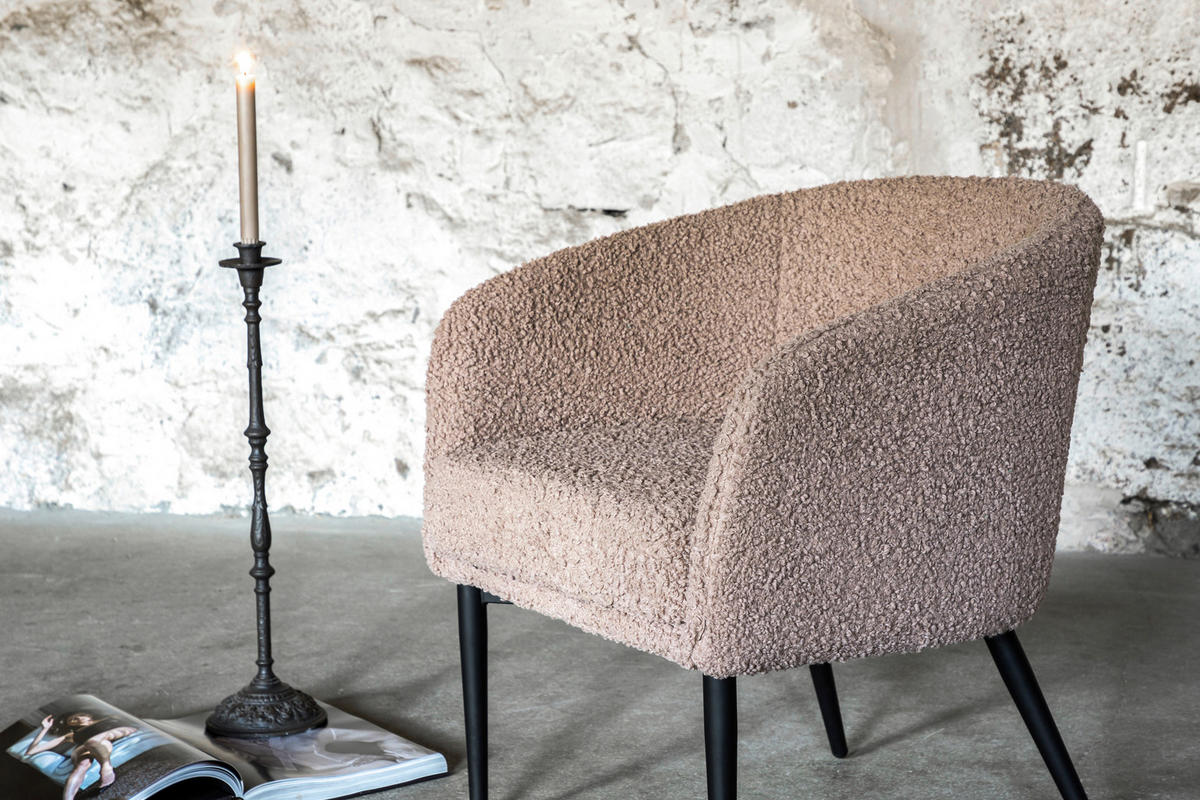 SESSEL in  - Design, Textil/Metall (83/70/64cm) - Livetastic