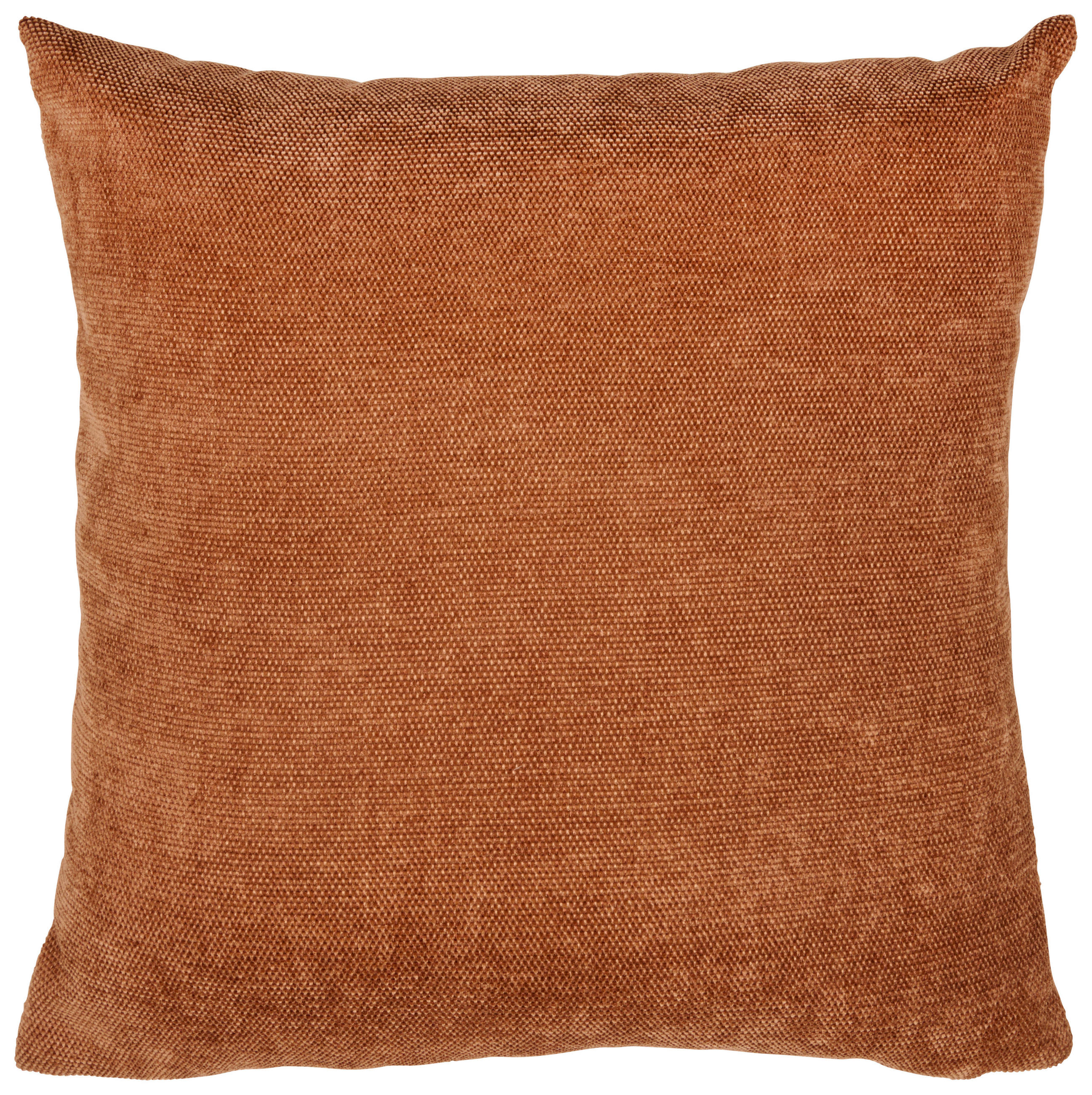 ZIERKISSEN     - Dunkelorange, Basics, Textil (45/45/10cm) - Novel