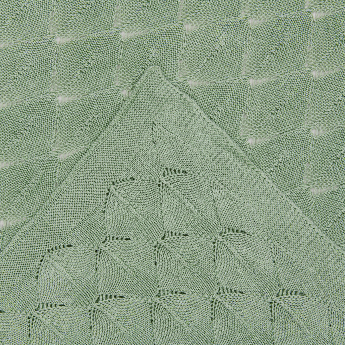 SCHMUSEDECKE  80/100 cm  - Grün, Natur, Textil (80/100cm) - Avelia