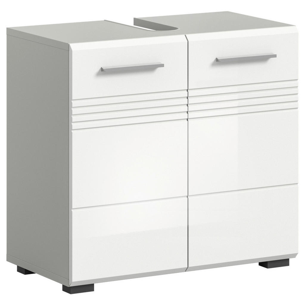 MID.YOU SKŘÍŇKA POD UMYVADLO, bílá, šedá, 60/56/32 cm