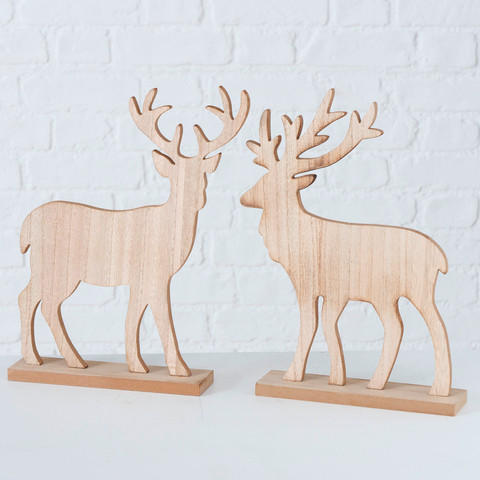 CERB DECORATIV - Lifestyle, material pe bază de lemn (26/5/30cm)