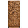 BARSCHRANK Tanne massiv Naturfarben  - Goldfarben/Naturfarben, LIFESTYLE, Holz/Metall (64,5/146,5/45cm) - Landscape