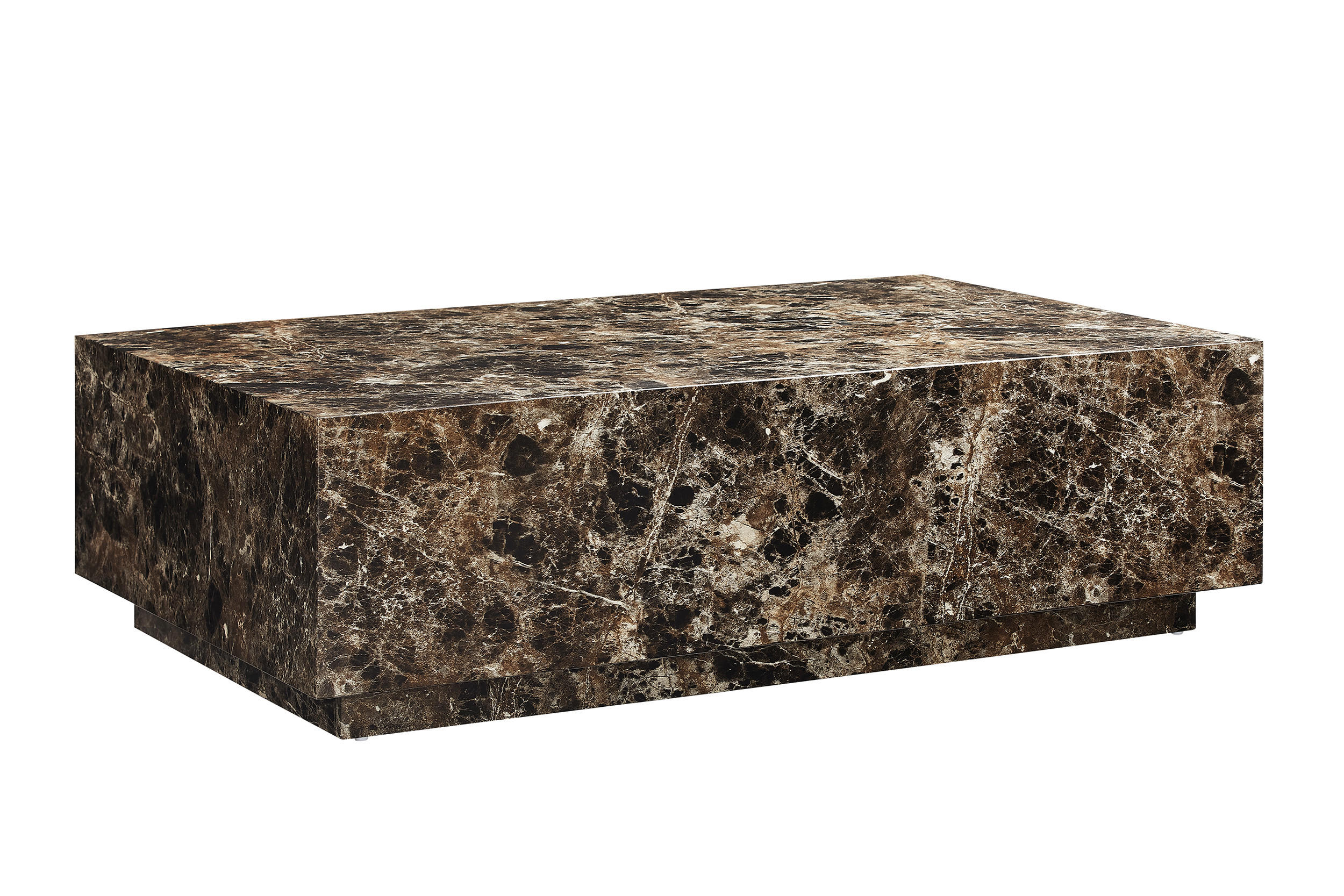 COUCHTISCH 120/75/35 cm rechteckig Braun  - Braun, Design, Holzwerkstoff (120/75/35cm) - Livetastic