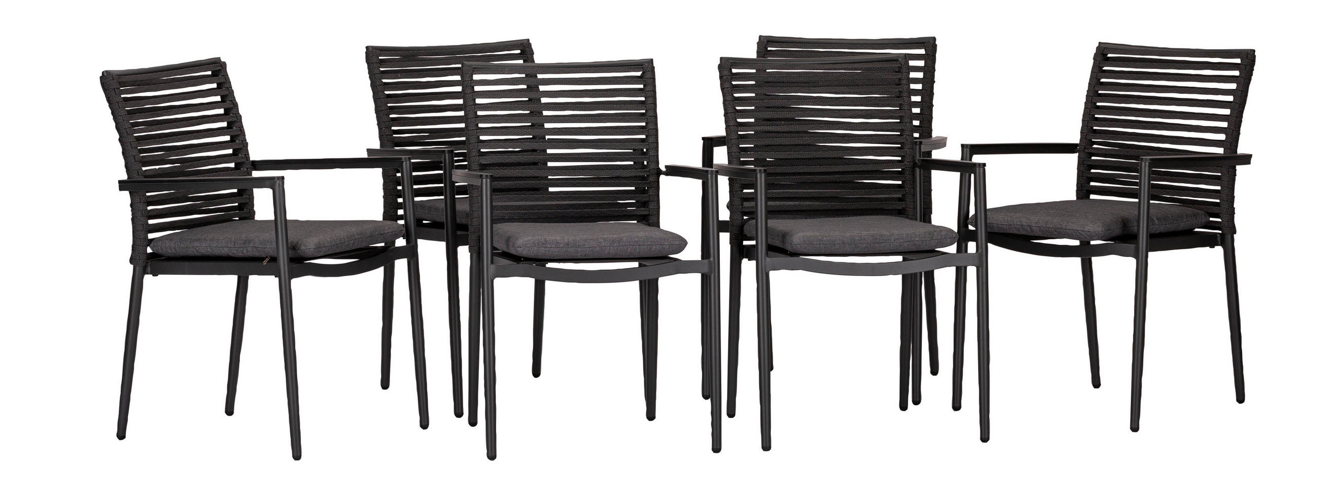 STAPELSESSEL Aluminium Anthrazit, Dunkelgrau  - Dunkelgrau/Anthrazit, Basics, Holzwerkstoff/Kunststoff (61/57/86cm) - Acamp