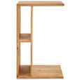 BEISTELLTISCH 25/65/40 cm Eiche vollmassiv Eichefarben  - Eichefarben, Natur, Holz (25/65/40cm) - Linea Natura