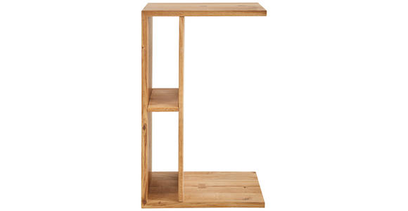 BEISTELLTISCH 25/65/40 cm Eiche vollmassiv Eichefarben  - Eichefarben, Natur, Holz (25/65/40cm) - Linea Natura