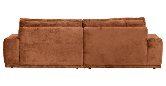 BIGSOFA Chenille Braun  - Schwarz/Braun, KONVENTIONELL, Kunststoff/Textil (282/73/115cm) - Carryhome