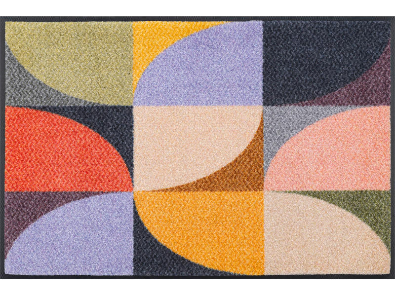 FUßMATTE  50/75 cm  Multicolor  - Multicolor, KONVENTIONELL, Kunststoff/Textil (50/75cm) - wash+dry