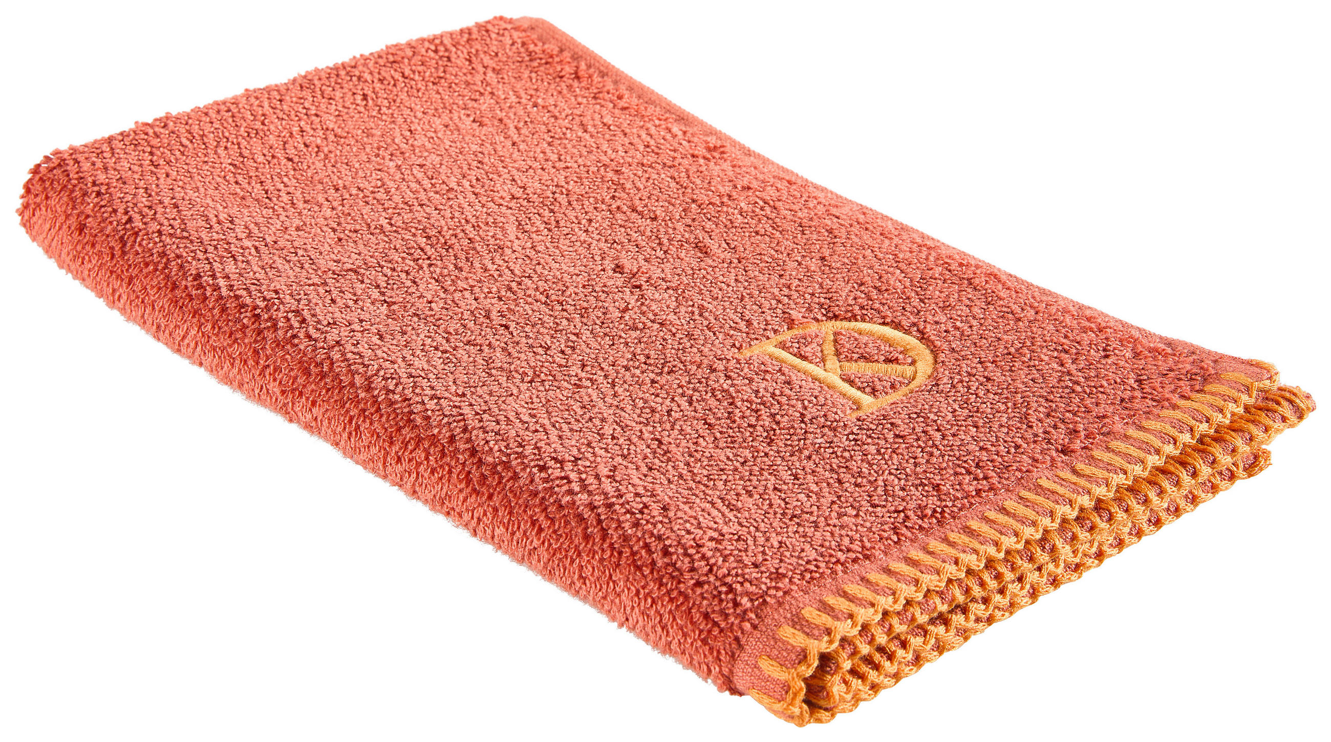 GÄSTETUCH BOLANO Dunkelorange 4-teilig 30/50 cm  - Dunkelorange, KONVENTIONELL, Textil (30/50cm) - Dieter Knoll