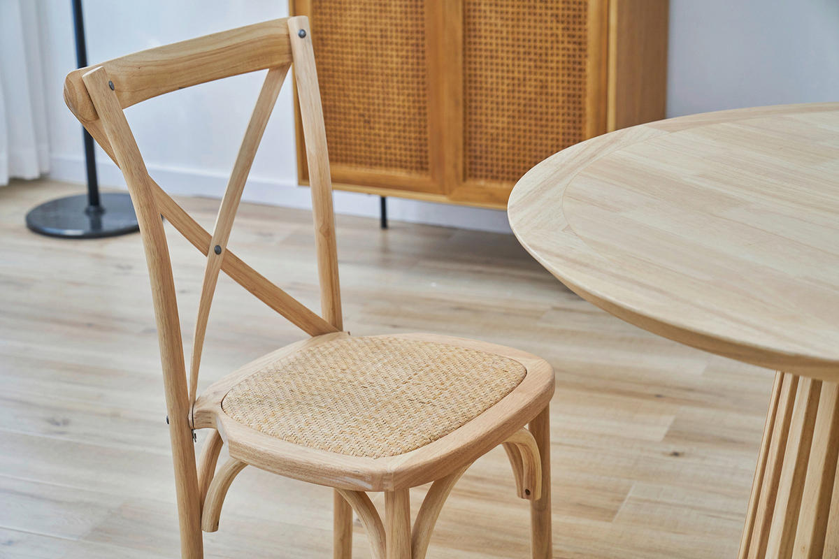 ARMLEHNSTUHL-SET 2 Stück  in  - Naturfarben, MODERN, Holz (48/89/52cm) - MID.YOU