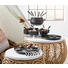 Fonduegabel-Set 6-teilig - Edelstahlfarben/Schwarz, Basics, Metall - Homeware Fonduegabel-Set 6-teilig - Edelstahlfarben/Schwarz, Basics, Metall - Homeware
