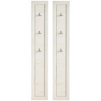 GARDEROBENPANEEL 2 Stück  in 27/162/2,5 cm  - Weiß/Pinienfarben, LIFESTYLE, Holzwerkstoff (27/162/2,5cm) - Hom`in