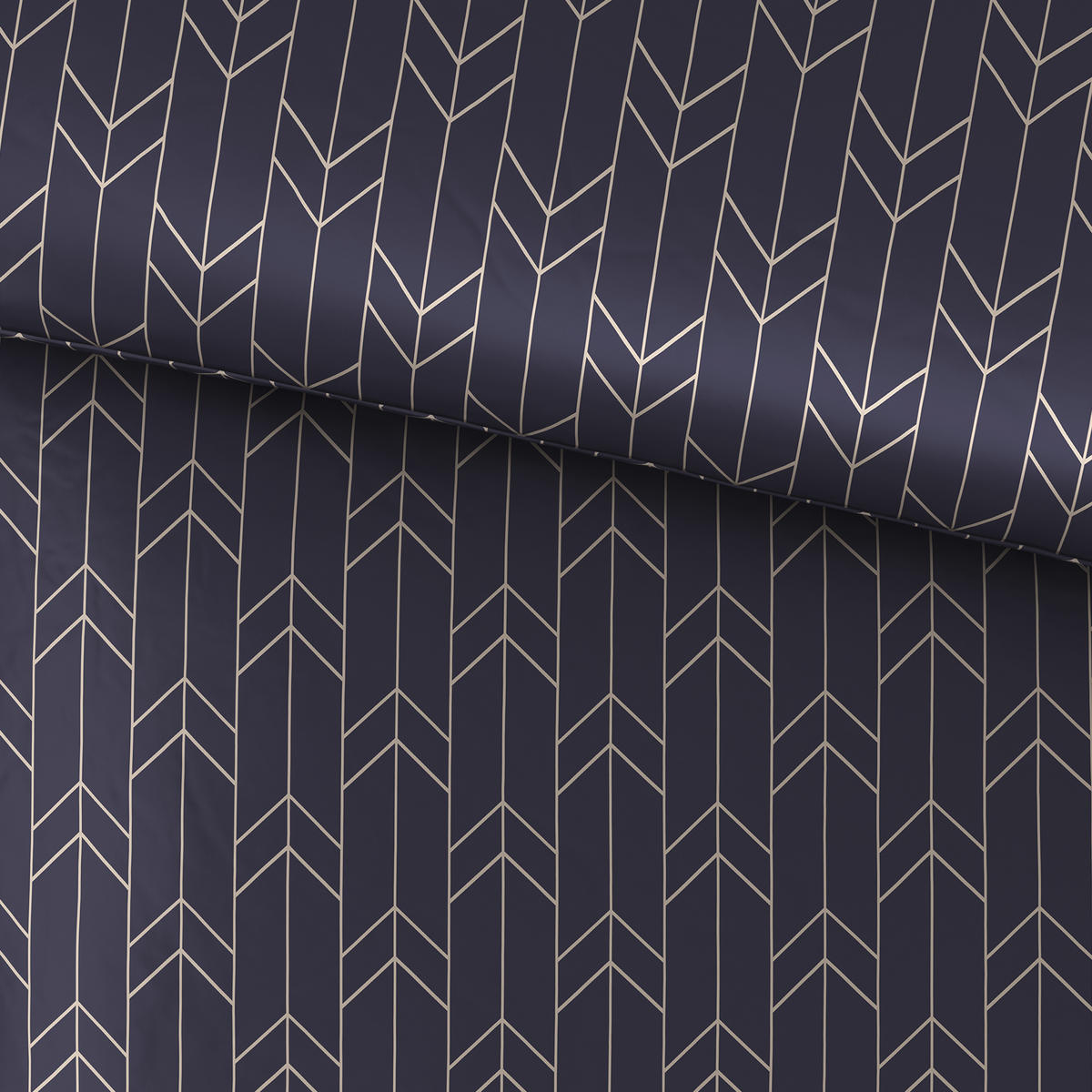 POSTELJINA SATIN 140/200 cm saten plava  - plava, Dizajnerski, tekstil (140/200cm) - Novel