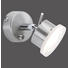 WANDLEUCHTE - Nickelfarben, Design, Metall (11/6/6cm) - Novel