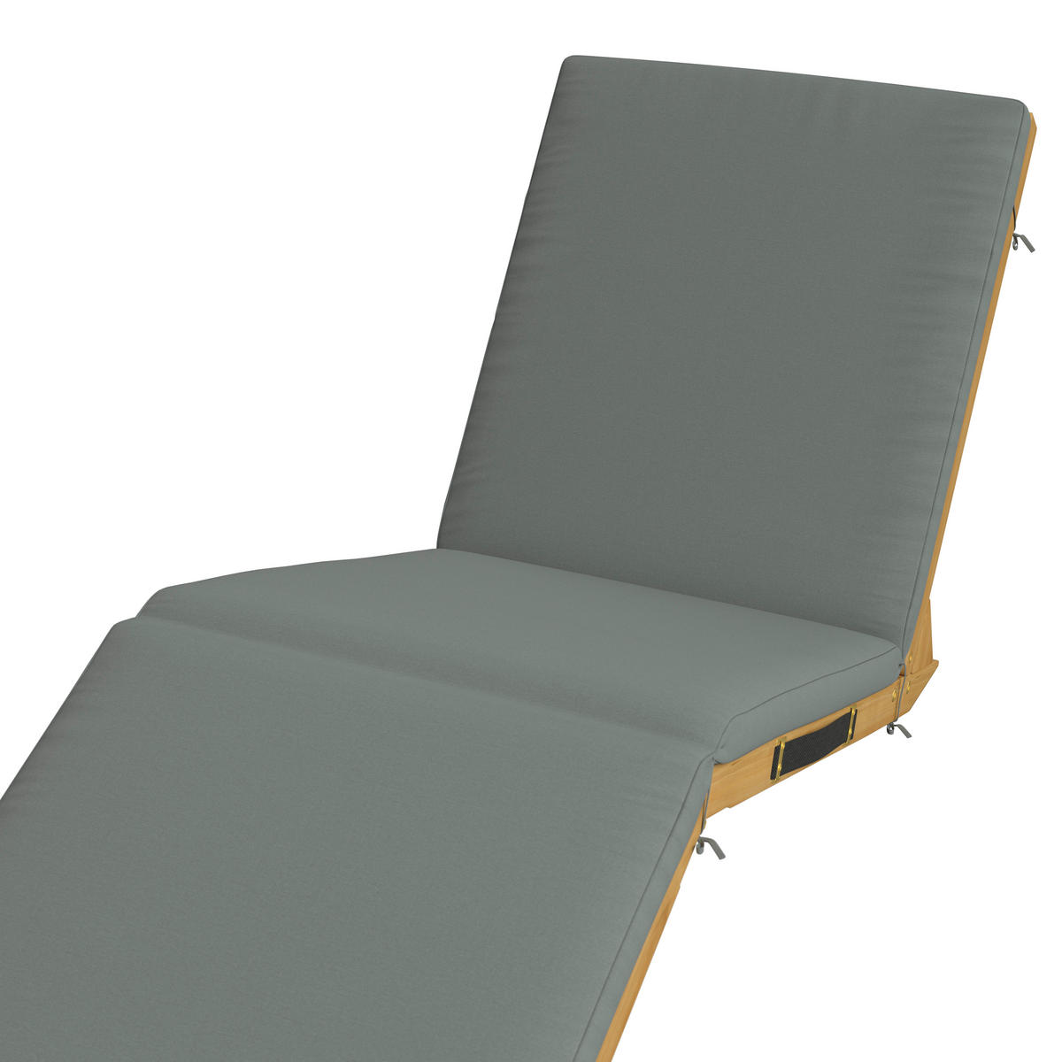 GARTENLIEGE 152/55/62 cm  - Grau, MODERN, Holz (152/55/62cm) - Ambia Garden