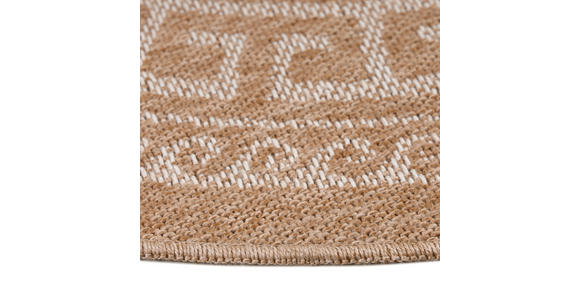 OUTDOORTEPPICH 120/120 cm Comilla  - Beige, Basics, Textil (120/120cm) - Novel