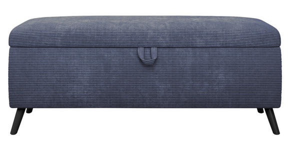 BETTBANK 145/45/50 cm   - Blau/Schwarz, Trend, Holz/Holzwerkstoff (145/45/50cm) - Esposa