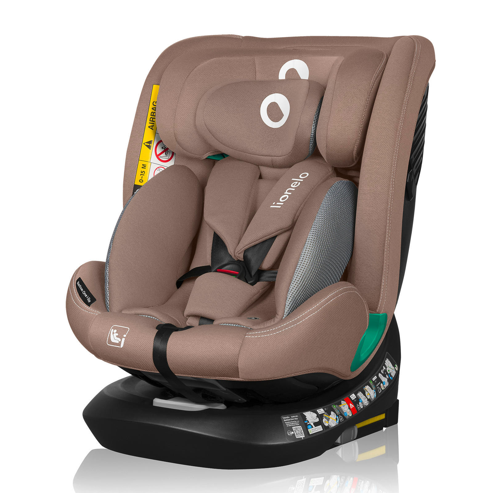 KINDERAUTOSITZ Bastiaan One i-Size   - Beige, Basics, Kunststoff (44.5/60/81cm) - Lionelo