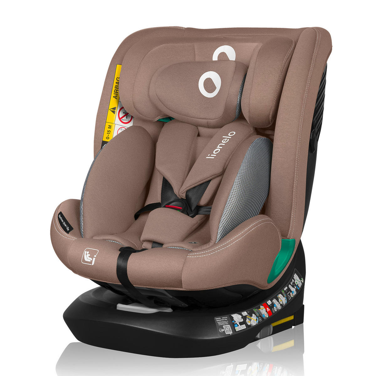KINDERAUTOSITZ Bastiaan One i-Size   - Beige, Basics, Kunststoff (44.5/60/81cm) - Lionelo