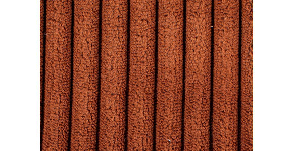 ECKSOFA Terracotta Cord  - Terracotta/Schwarz, KONVENTIONELL, Kunststoff/Textil (314/250cm) - Carryhome