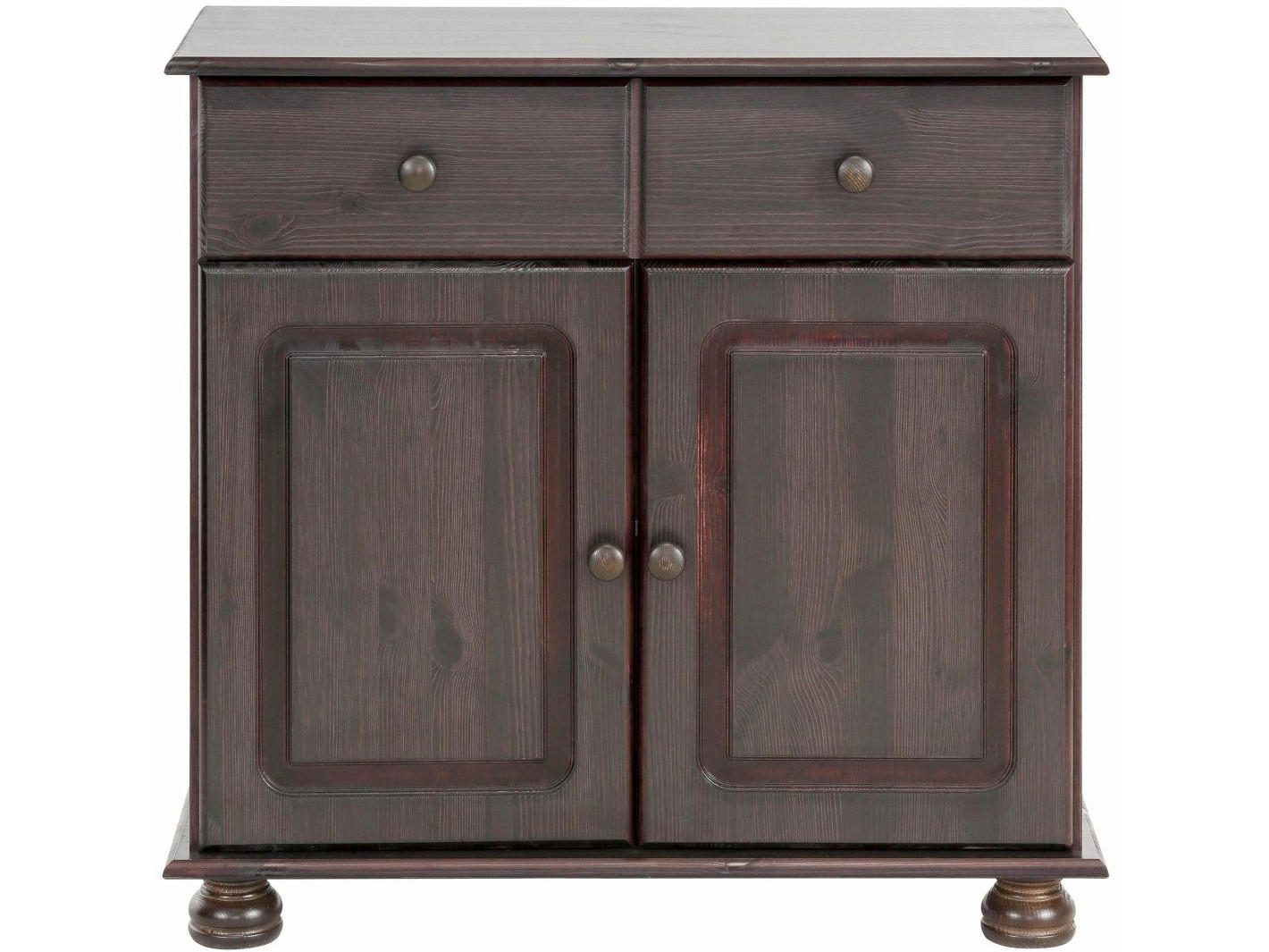 SIDEBOARD 80/76/35 cm  - Dunkelbraun/Braun, Design, Holz (80/76/35cm) - MID.YOU