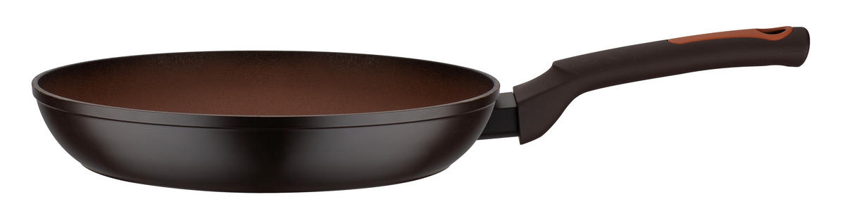 PFANNENSET TERRA Aluminium 2-teilig  - Schwarz/Braun, Basics, Metall - GSW