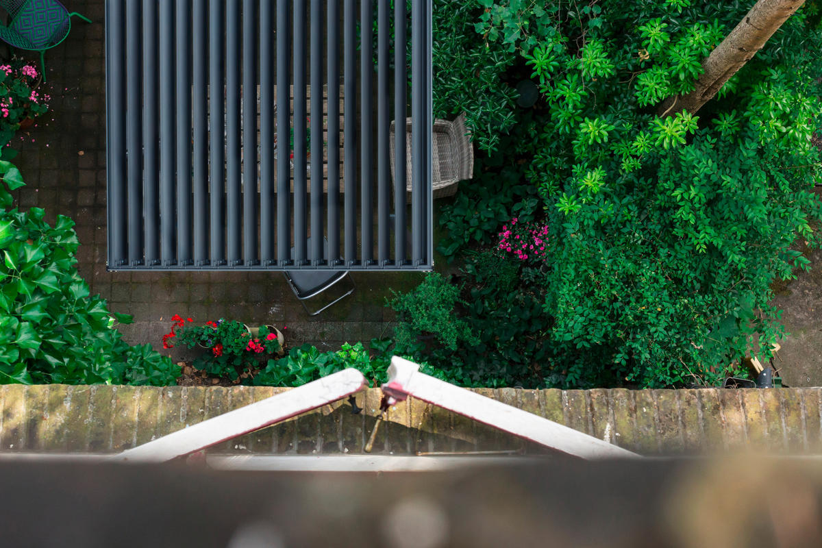 PERGOLA velikost: 360/255/300 cm - antracitová, Basics, kov (360/255/300cm) - WEIDE