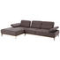 Wohnlandschaft in Braun Textil - Beige/Bronzefarben, Design, Textil/Metall (178/298cm) - Valnatura Wohnlandschaft in Braun Textil - Beige/Bronzefarben, Design, Textil/Metall (178/298cm) - Valnatura