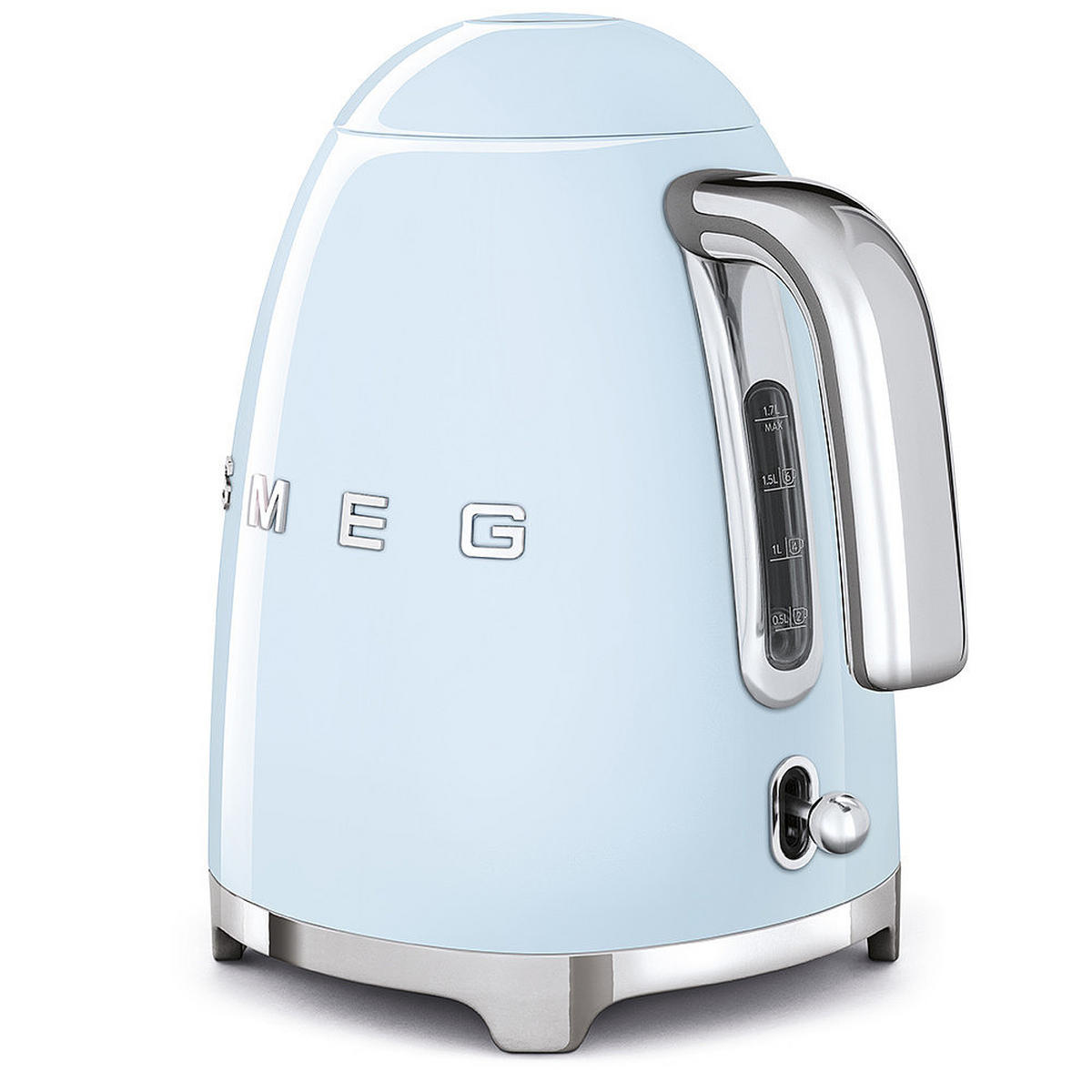 WASSERKOCHER 1.7 l  - Pastellblau, Basics, Metall (26,6/24,8/17,1cm) - SMEG
