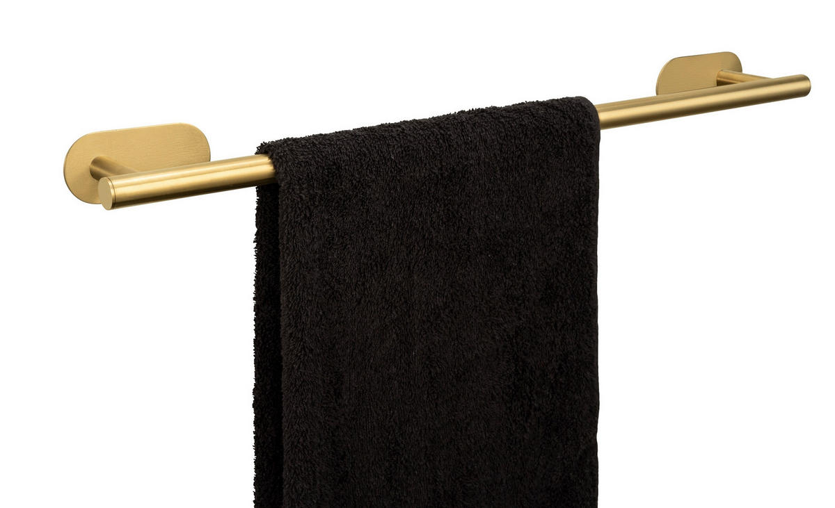KÉZTÖRLŐTARTÓ 60/4,5/7 cm  - arany, Lifestyle, fém (60/4,5/7cm) - Mömax