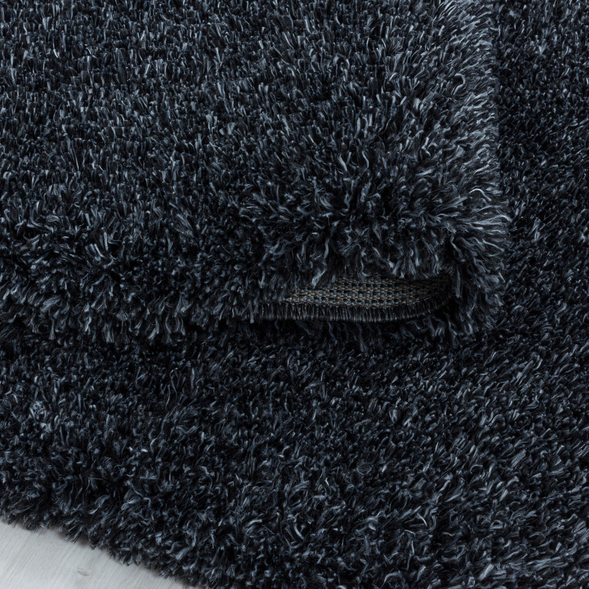 TEPIH VISOKOG FLORA  200 cm  antracit  Fluffy 3500 Athrazit  - antracit, Basics, tekstil (200cm)