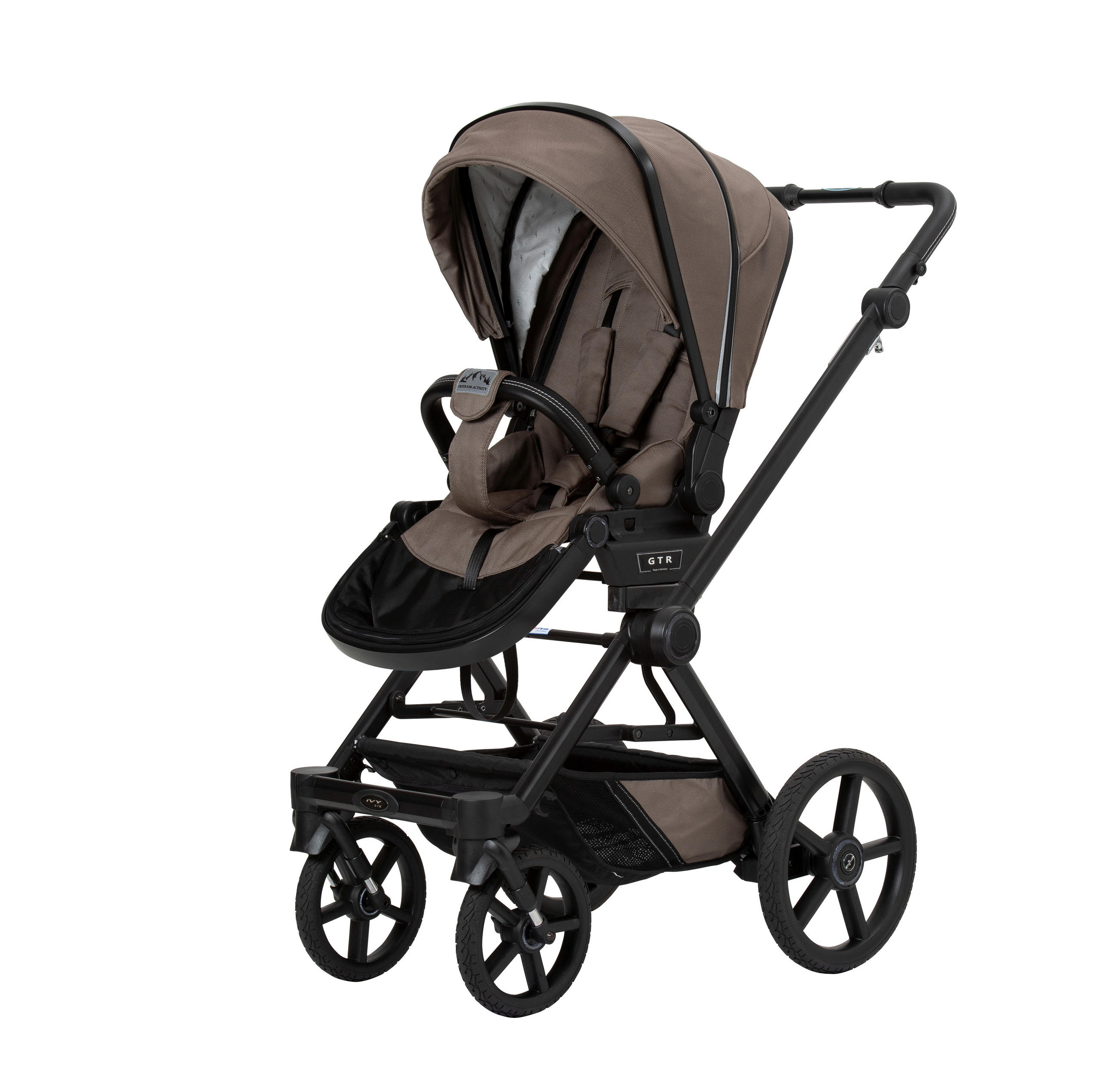 KINDERWAGENSET Outdoor Activity  - Cappuccino, Basics, Textil (58/116/96cm) - Hartan